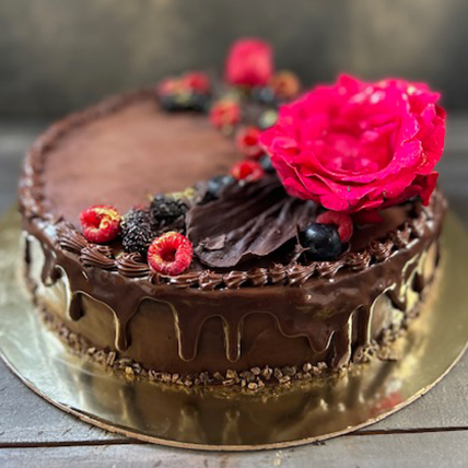 Rustic Chocolate Cake Gift Box