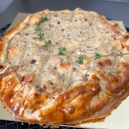 Chicken And Cheese Galette