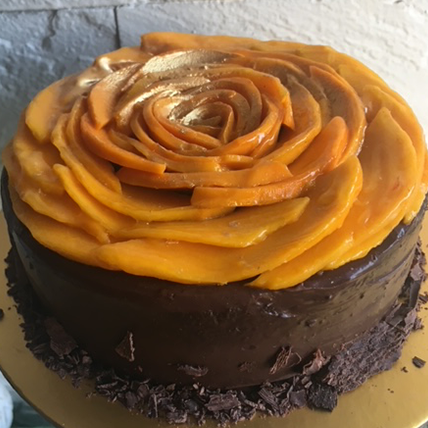 Chocolate Mango Cake