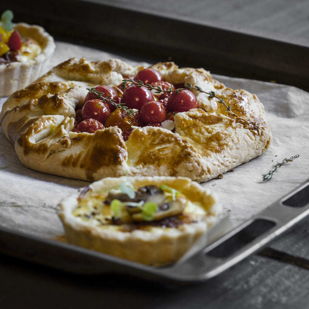 Cherry Tomatoes And Thyme Galette