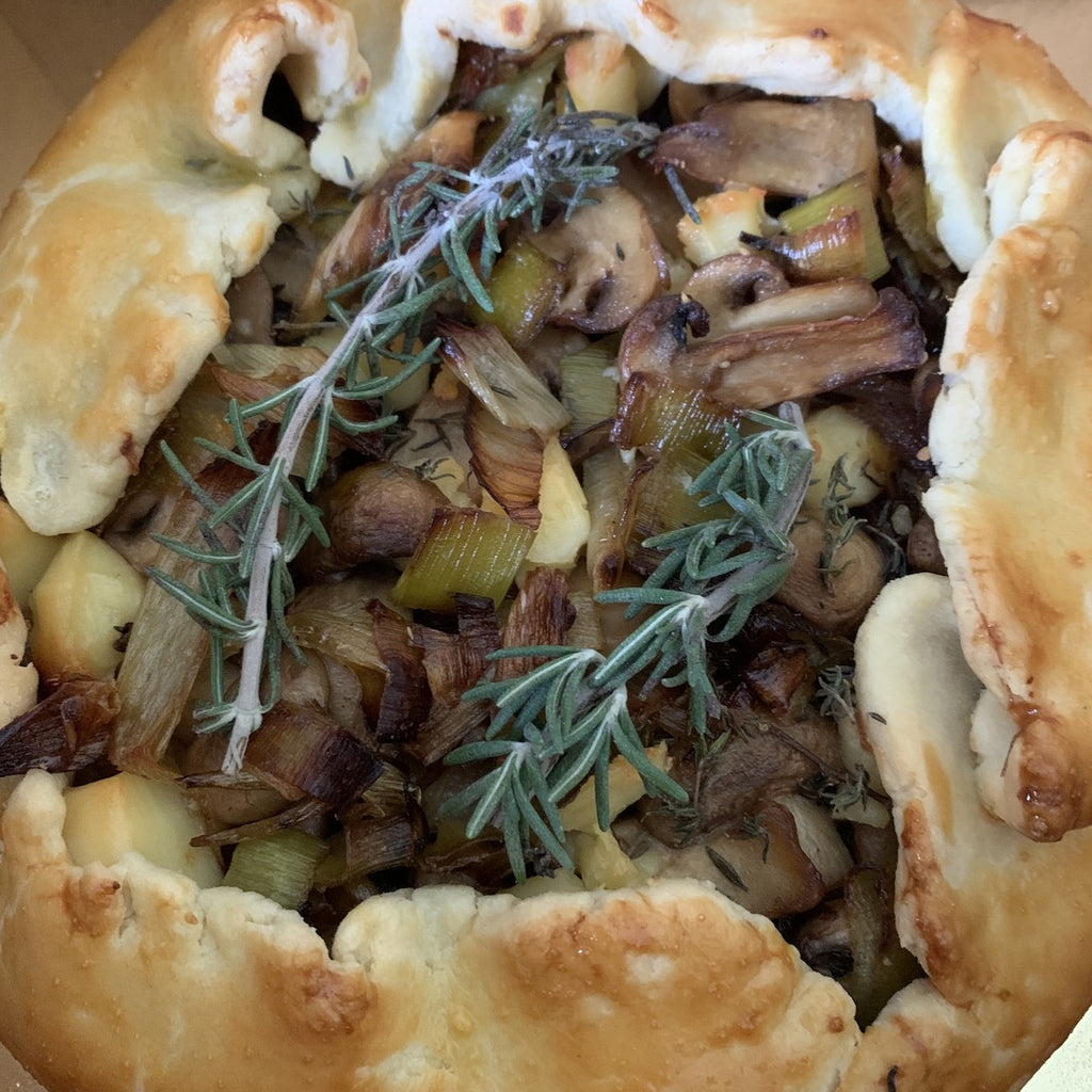 Mushroom And Leeks Galette